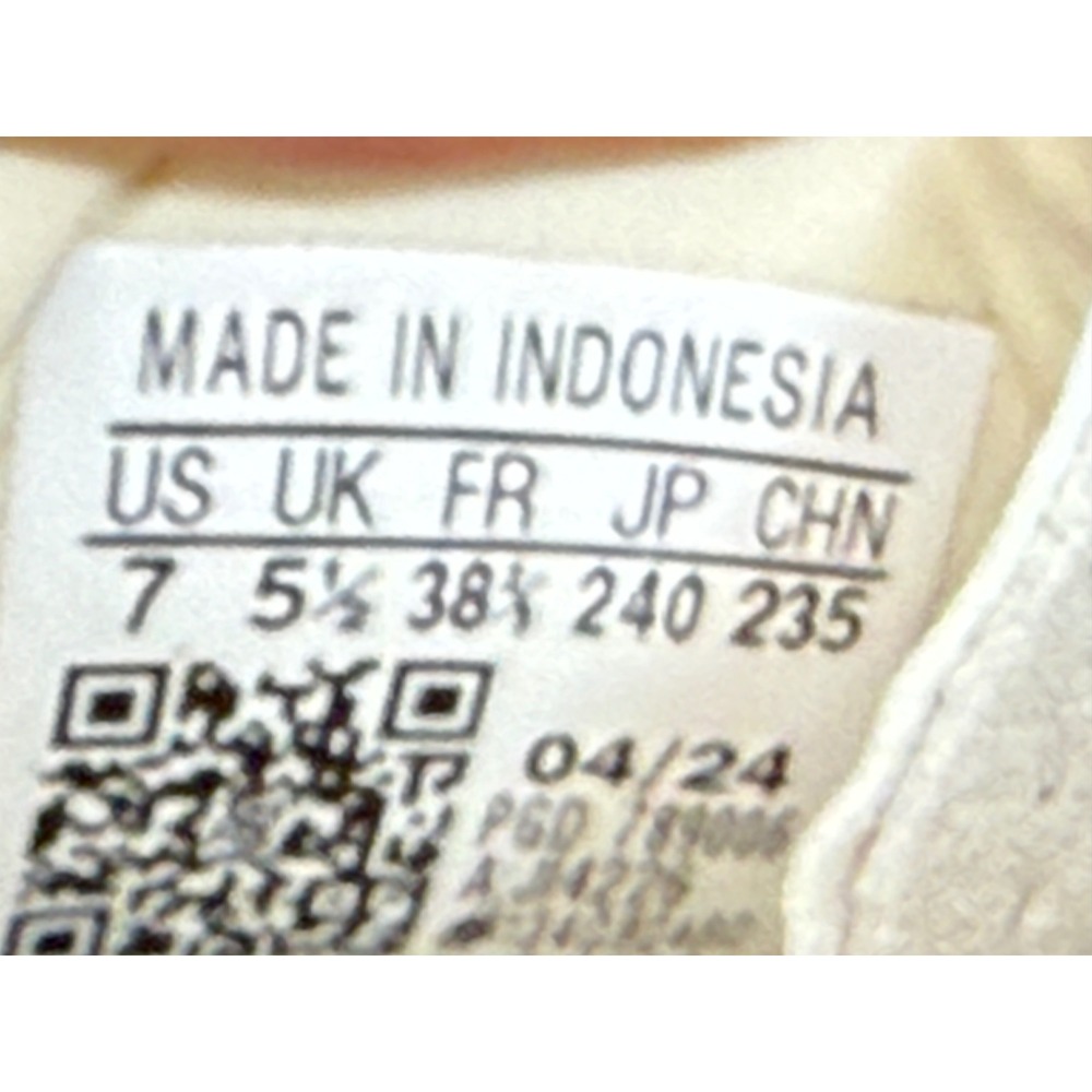 Adidas Samba XLG Wonder White Leopard Print Platform Sneakers IE0858 woman’s 7 - Picture 7 of 9